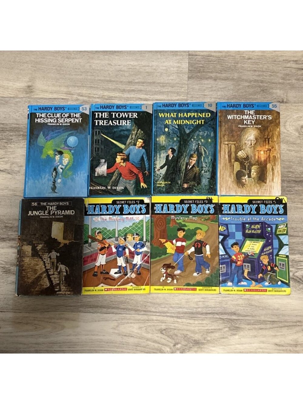 Hardy Boys Mysteries Mixed Book Lot of 8 Detective Chapter Paperback Hardcover